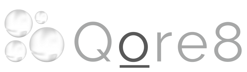 Qore8 logo Qore8 logo