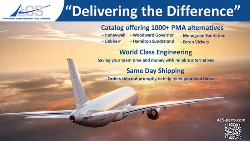 Aviation Component Solutions PMA parts